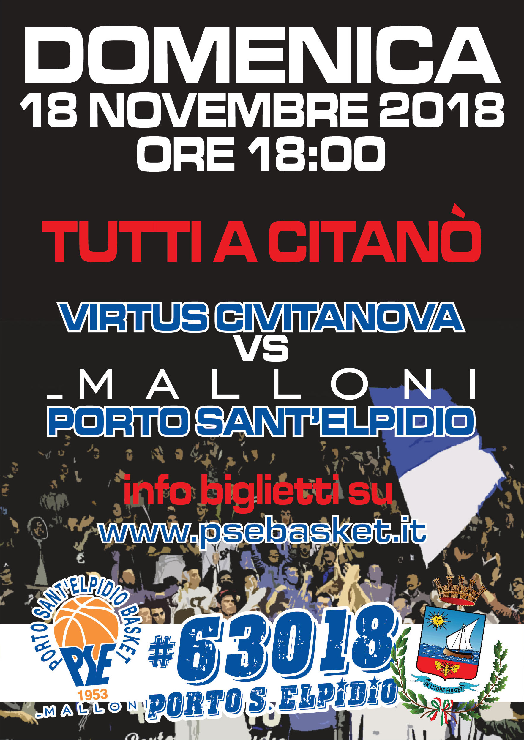 Virtus Civitanova-Malloni P.S.Elpidio: cresce l’attesa per il derby di domenica.