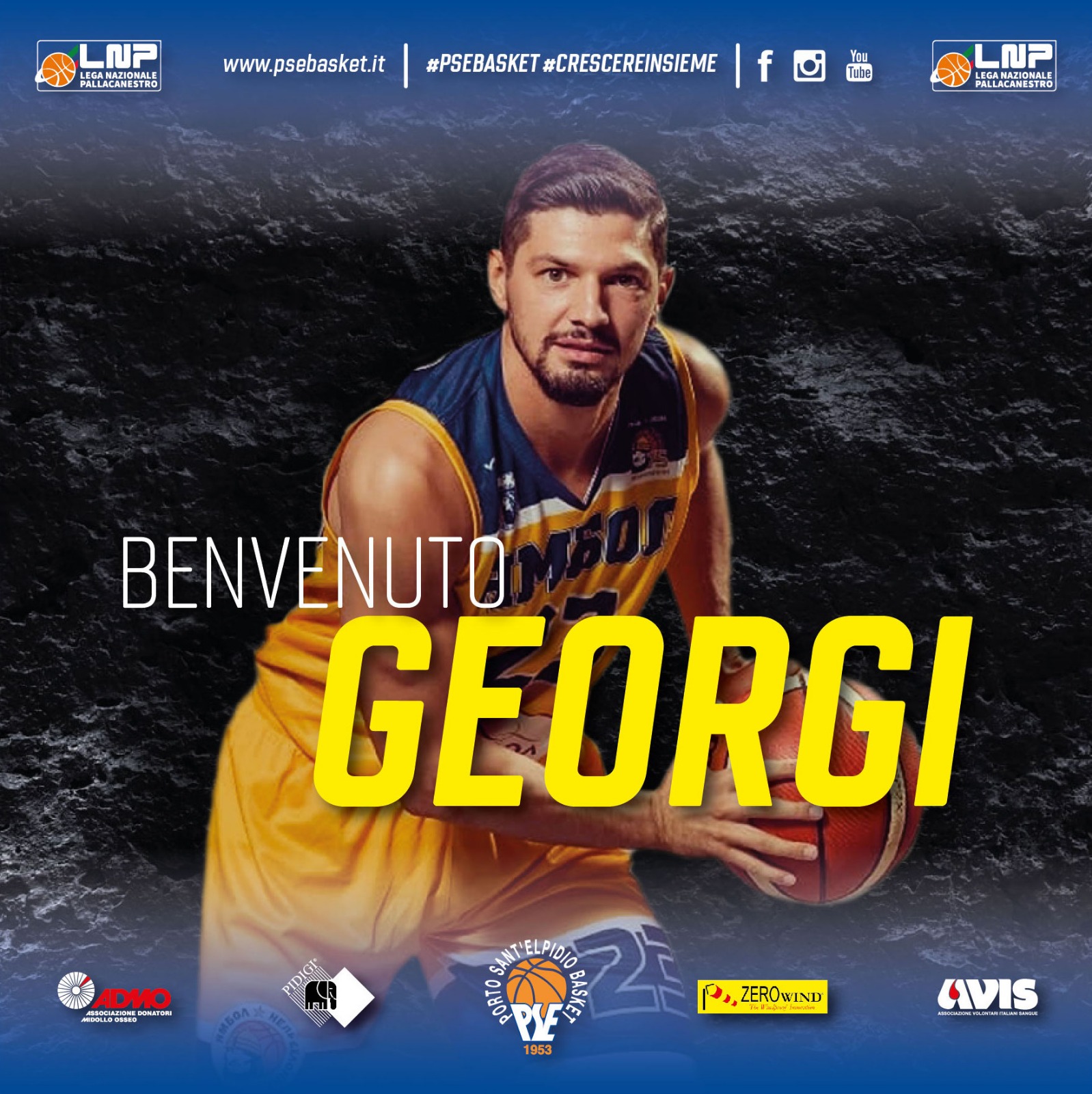 Il P.S.Elpidio Basket firma Georgi Nikolaev Sirakov