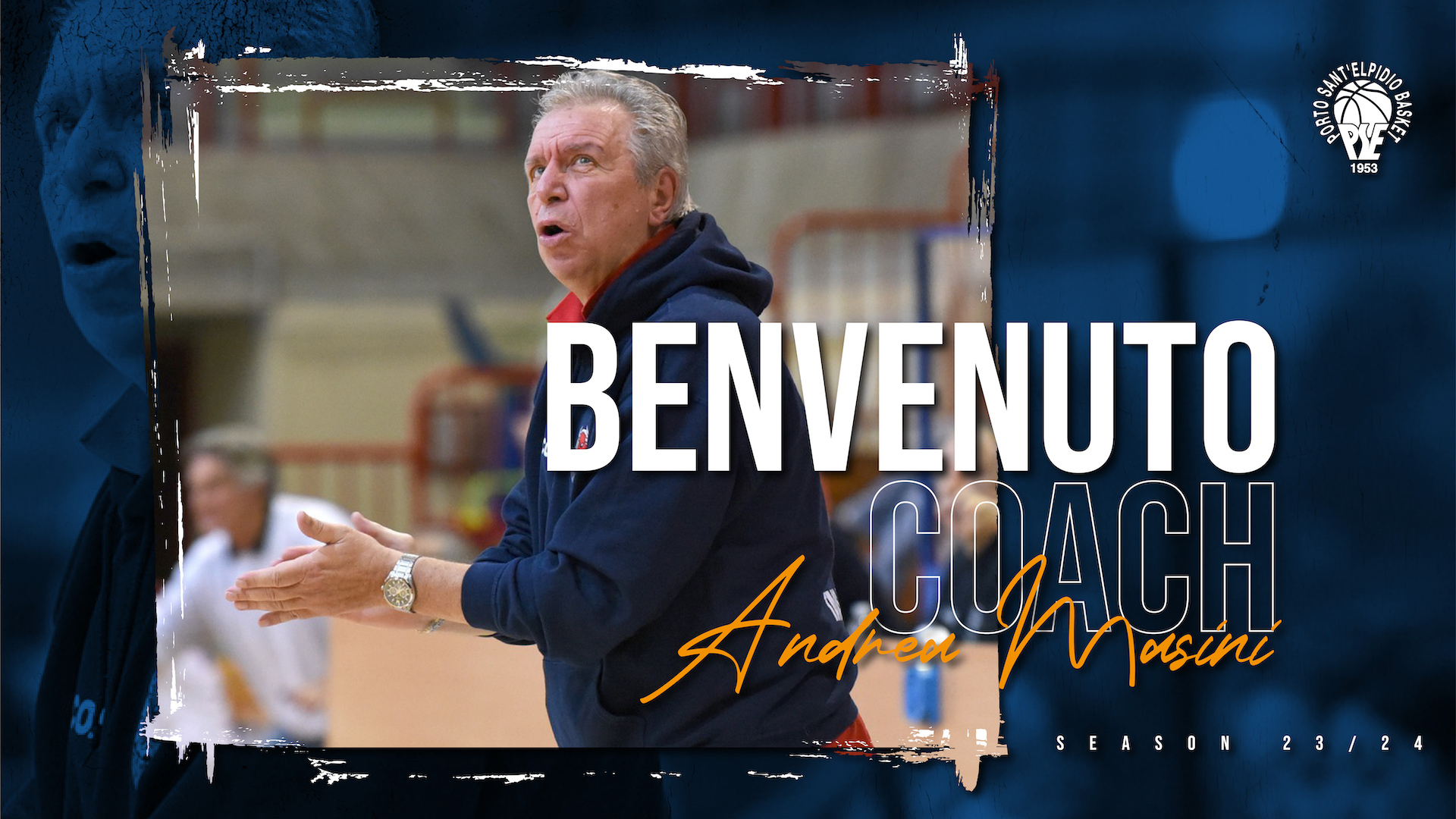 Nuovo Coach per il Porto Sant'Elpidio Basket: Andrea Masini!